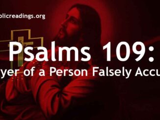 Psalms 109: Prayer of a Person Falsely Accused