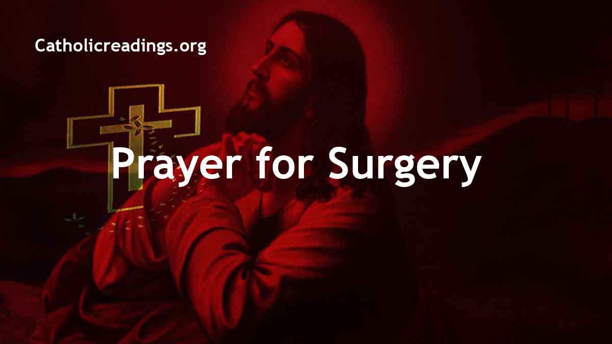 prayer before surgery for people