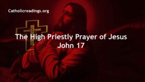 John 17 - The High Priestly Prayer of Jesus