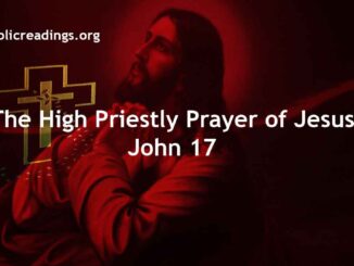 John 17 - The High Priestly Prayer of Jesus
