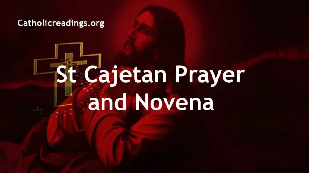 St Cajetan Prayer and Novena