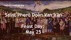 St Pherô Doàn Van Vân - Feast Day - May 25