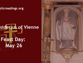 St Desiderius of Vienne - Feast Day - May 26