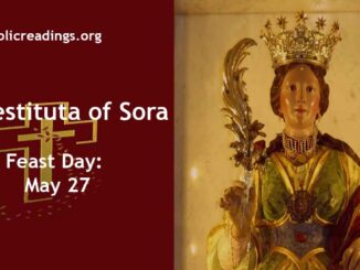 St Restituta of Sora - Feast Day - May 27