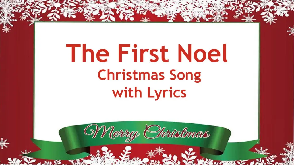 The First Noel Christmas Song With Lyrics Catholic Daily Readings   The First Noel 1024x576 