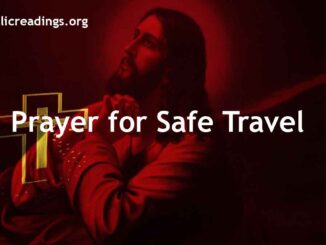 Prayer for Safe Travel
