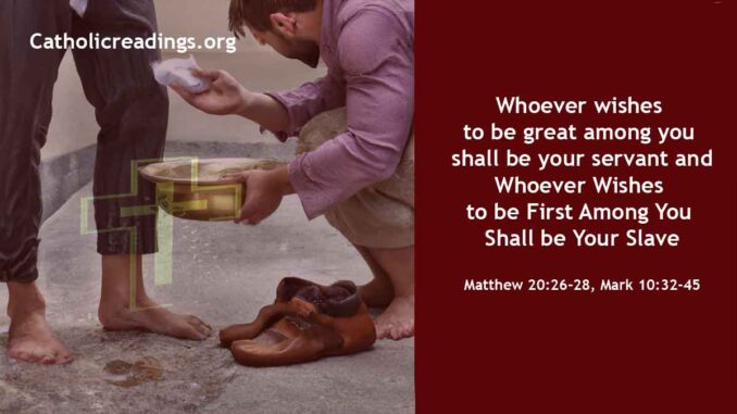 Bible Verse of the Day for March 8 2023 – Become Great By Serving Others