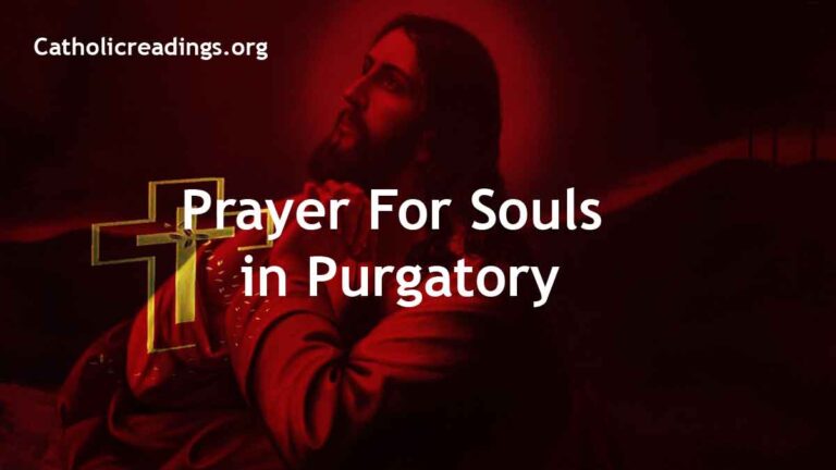 Prayer for Souls in Purgatory - Catholic Prayers