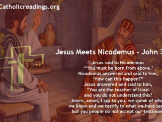 Bible Verse of the Day - Tuesday of the Second Week of Easter - Jesus Meets Nicodemus - John 3:1-21