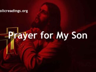Prayer for my Son