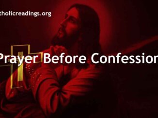 Prayer Before Confession