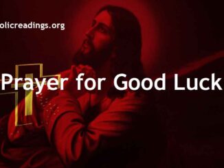 Prayer for Good Luck