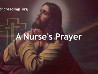 A Nurse's Prayer