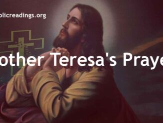 Mother Teresa's Prayer
