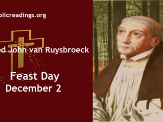 Blessed John van Ruysbroeck - Feast Day - December 2