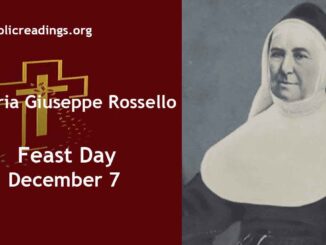 St Maria Giuseppe Rossello - Feast Day - December 7