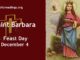 St Barbara - Feast Day - December 4