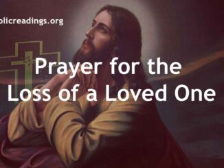 Prayer for the Loss of a Loved One