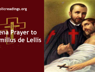 Novena Prayer to St Camillus de Lellis - Catholic Prayers