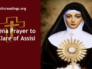Novena to St Clare of Assisi - Catholic Prayers