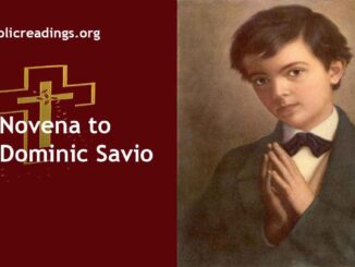 Prayer and Novena to St Dominic Savio