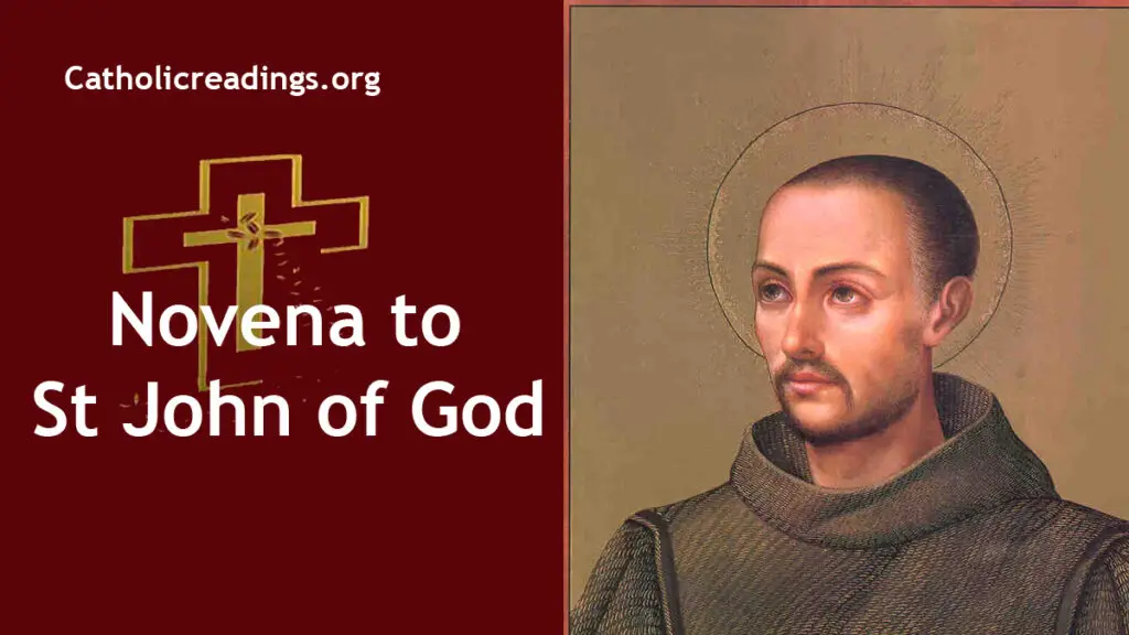 Novena to St John of God - Catholic Prayers