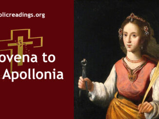 Novena to St Apollonia - Catholic Prayers