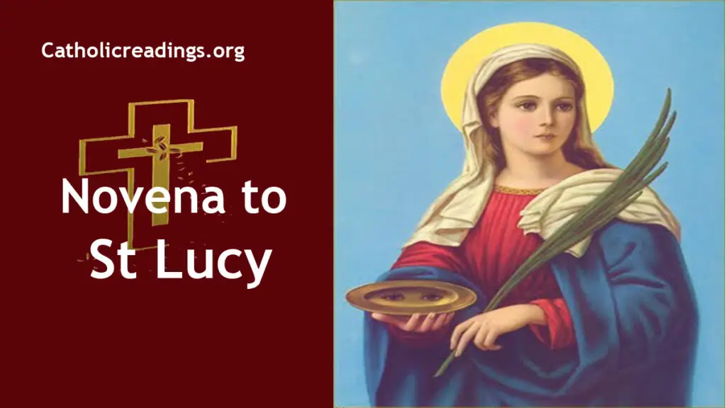 Novena to St Lucy - Catholic Prayers