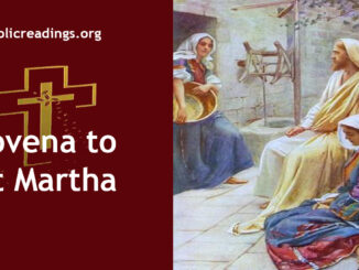 Novena to St Martha - Catholic Prayers