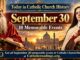 Today in Catholic Church History – September 30: 10 Major Events