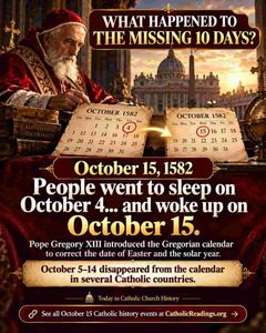 Today in Catholic Church History - October 15: 10 Memorable Events